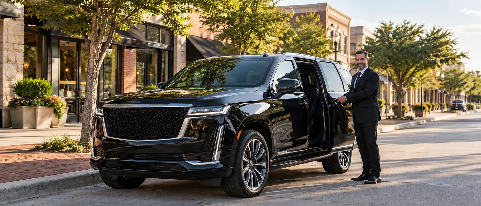 Professional private car service with chauffeur in Wylie, TX